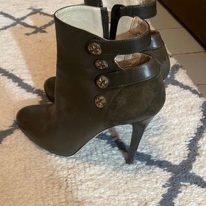 Jimmy Choo boots. Gorgeous and unique style. Look sexy in these shoes! Size 10